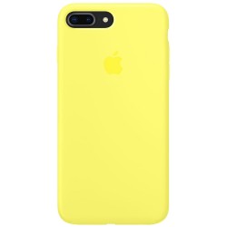 Чехол для iPhone 7 plus / 8 plus (5.5") - Silicone Case Full Protective (AA), Желтый / Yellow