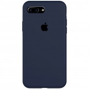 Чехол для iPhone 7 plus / 8 plus (5.5") - Silicone Case Full Protective (AA), Темный Синий / Midnight Blue