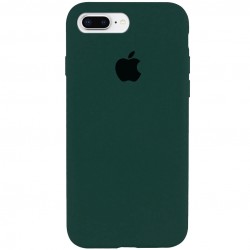 Чехол для iPhone 7 plus / 8 plus (5.5") - Silicone Case Full Protective (AA), Зеленый / Forest green