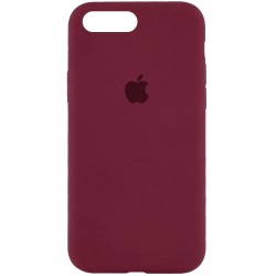Чехол для iPhone 7 plus / 8 plus (5.5") - Silicone Case Full Protective (AA), Бордовый / Plum
