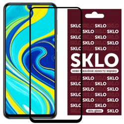 Защитное стекло SKLO 3D (full glue) для Xiaomi Redmi Note 9s / Note 9 Pro / Note 9 Pro Max, Черный