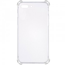 TPU чохол для iPhone 7 plus / 8 plus (5.5") - GETMAN Ease logo посилені кути, Безбарвний (прозорий)