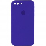 Чохол для iPhone 7 plus / 8 plus (5.5") - Silicone Case Square Full Camera Protective (AA), Фіолетовий / Ultra Violet