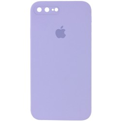 Чехол для iPhone 7 plus / 8 plus (5.5") - Silicone Case Square Full Camera Protective (AA), Сиреневый / Dasheen