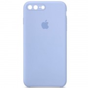 Чохол для iPhone 7 plus / 8 plus (5.5") - Silicone Case Square Full Camera Protective (AA), Синій / Lilac Blue