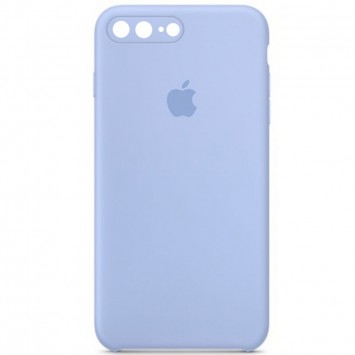 Чохол для iPhone 7 plus / 8 plus (5.5") - Silicone Case Square Full Camera Protective (AA), Синій / Lilac Blue