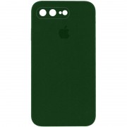Чехол для iPhone 7 plus / 8 plus (5.5") - Silicone Case Square Full Camera Protective (AA), Зеленый / Army green
