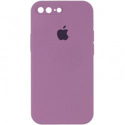 Чохол для iPhone 7 plus / 8 plus (5.5") - Silicone Case Square Full Camera Protective (AA), Ліловий / Lilac Pride