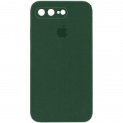 Чохол для iPhone 7 plus / 8 plus (5.5") - Silicone Case Square Full Camera Protective (AA), Зелений / Cyprus Green