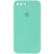 Чехол для iPhone 7 plus / 8 plus (5.5") - Silicone Case Square Full Camera Protective (AA), Бирюзовый / Turquoise