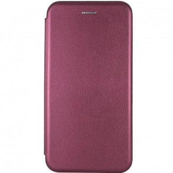 Кожаный чехол (книга) Classy для Samsung Galaxy A03, Бордовый