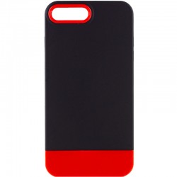 Чехол для iPhone 7 plus / 8 plus (5.5") - TPU+PC Bichromatic, Black/Red
