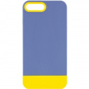 Чохол для iPhone 7 plus / 8 plus (5.5") - TPU+PC Bichromatic, Blue/Yellow