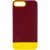 Чохол для iPhone 7 plus / 8 plus (5.5") - TPU+PC Bichromatic, Brown burgundy / Yellow