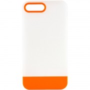 Чехол для iPhone 7 plus / 8 plus (5.5") - TPU+PC Bichromatic, Matte/Orange