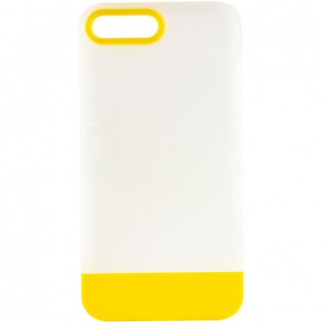 Чехол для iPhone 7 plus / 8 plus (5.5") - TPU+PC Bichromatic, Matte/Yellow