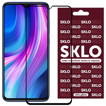 Защитное стекло SKLO 3D (full glue) для Xiaomi Redmi Note 11E/Poco M5, Черный