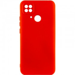 Чехол Silicone Cover Lakshmi Full Camera (A) для Xiaomi Poco C40, Красный / Red