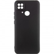 Чехол Silicone Cover Lakshmi Full Camera (A) для Xiaomi Poco C40, Черный / Black