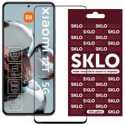 Захисне скло SKLO 3D (full glue) для Xiaomi 12T / 12T Pro, Чорний