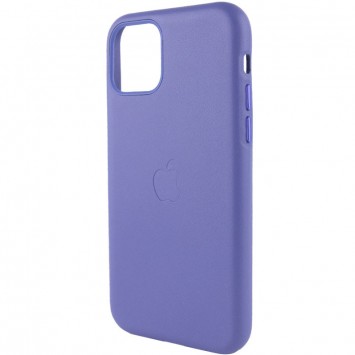 Шкіряний чохол для Apple iPhone 11 (6.1"") - Leather Case (AA Plus) Elegant purple - Чохли для iPhone 11 - зображення 2 