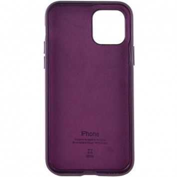 Шкіряний чохол для Apple iPhone 11 (6.1"") - Leather Case (AA Plus) Dark Cherry - Чохли для iPhone 11 - зображення 4 