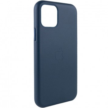 Кожаный чехол для iPhone 11 - Leather Case (AA Plus) Indigo Blue - Чехлы для iPhone 11 - изображение 1