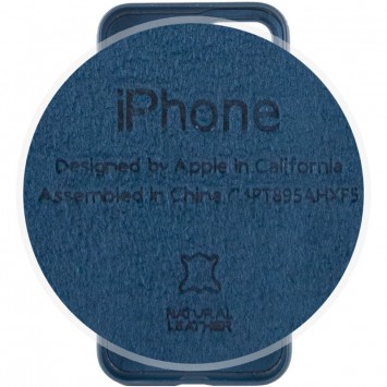 Кожаный чехол для iPhone 11 - Leather Case (AA Plus) Indigo Blue - Чехлы для iPhone 11 - изображение 5