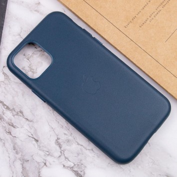 Кожаный чехол для iPhone 11 - Leather Case (AA Plus) Indigo Blue - Чехлы для iPhone 11 - изображение 6