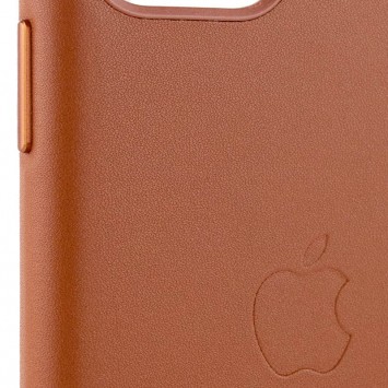 Шкіряний чохол для Apple iPhone 11 (6.1"") - Leather Case (AA Plus) Saddle Brown - Чохли для iPhone 11 - зображення 2 