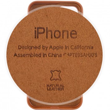 Шкіряний чохол для Apple iPhone 11 (6.1"") - Leather Case (AA Plus) Saddle Brown - Чохли для iPhone 11 - зображення 5 