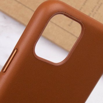 Шкіряний чохол для Apple iPhone 11 (6.1"") - Leather Case (AA Plus) Saddle Brown - Чохли для iPhone 11 - зображення 7 