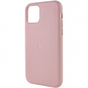 Шкіряний чохол для Apple iPhone 11 (6.1"") - Leather Case (AA Plus) Sand Pink