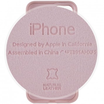 Шкіряний чохол для Apple iPhone 11 (6.1"") - Leather Case (AA Plus) Sand Pink - Чохли для iPhone 11 - зображення 5 