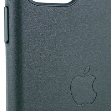 Шкіряний чохол для Apple iPhone 11 (6.1"") - Leather Case (AA Plus) Shirt Green - Чохли для iPhone 11 - зображення 3 