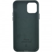 Кожаный чехол для Apple iPhone 11 (6.1"") - Leather Case (AA Plus) Shirt Green