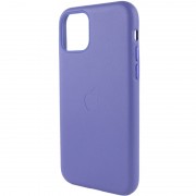 Шкіряний чохол для Apple iPhone 11 (6.1"") - Leather Case (AA Plus) Wisteria