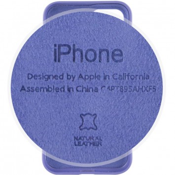 Шкіряний чохол для Apple iPhone 11 (6.1"") - Leather Case (AA Plus) Wisteria - Чохли для iPhone 11 - зображення 4 