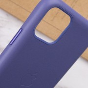 Шкіряний чохол для Apple iPhone 11 (6.1"") - Leather Case (AA Plus) Wisteria