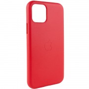 Шкіряний чохол Leather Case (AA Plus) для Apple iPhone 11 Pro (5.8"") Crimson