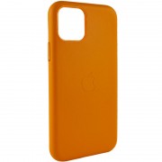 Шкіряний чохол Leather Case (AA Plus) для Apple iPhone 11 Pro Max (6.5"") Golden Brown