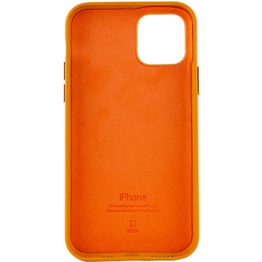 Шкіряний чохол Leather Case (AA Plus) для Apple iPhone 11 Pro Max (6.5"") Golden Brown - зображення 4 