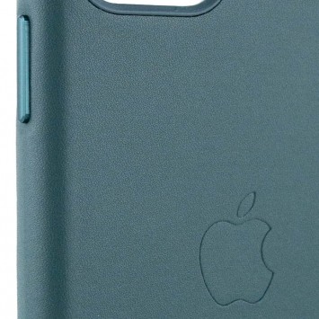 Шкіряний чохол Leather Case (AA Plus) Apple iPhone 11 Pro Max (6.5"") Pine green - Чохли для iPhone 11 Pro Max - зображення 1 