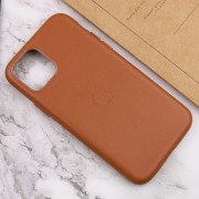 Кожаный чехол Leather Case (AA Plus) для Apple iPhone 11 Pro Max (6.5"") Saddle Brown