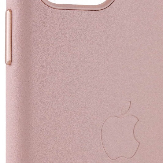 Шкіряний чохол Leather Case (AA Plus) для Apple iPhone 11 Pro Max (6.5"") Sand Pink - зображення 2 