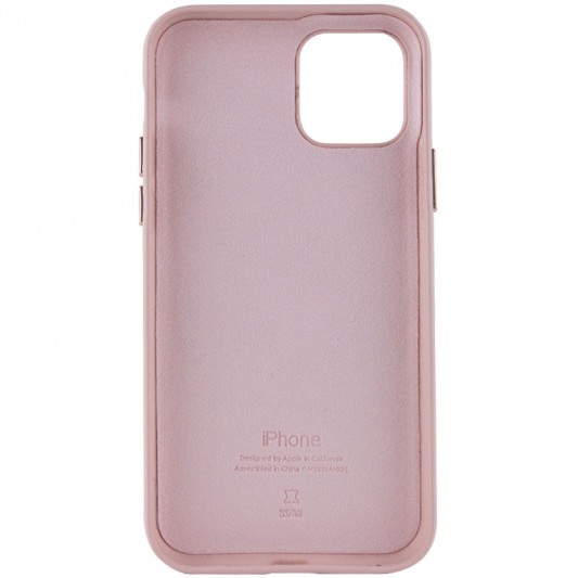 Шкіряний чохол Leather Case (AA Plus) для Apple iPhone 11 Pro Max (6.5"") Sand Pink - зображення 4 