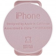 Шкіряний чохол Leather Case (AA Plus) для Apple iPhone 11 Pro Max (6.5"") Sand Pink