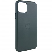 Кожаный чехол Leather Case (AA Plus) для Apple iPhone 11 Pro Max (6.5"") Shirt Green