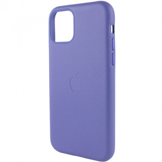 Шкіряний чохол Leather Case (AA Plus) для Apple iPhone 11 Pro Max (6.5"") Wisteria - зображення 2 