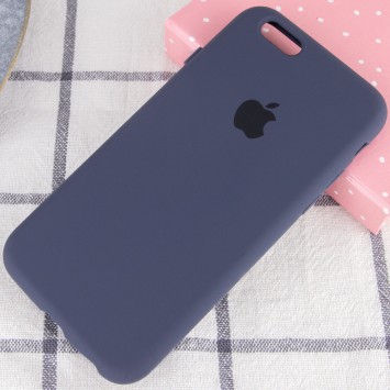 Чехол Silicone Case Full Protective (AA) для Apple iPhone SE 2 / 3 (2020 / 2022) / iPhone 8 / iPhone 7, Темный Синий / Midnight Blue - Чохли для iPhone SE 2 / 3 (2020 / 2022) / 8 / 7 - изображение 1
